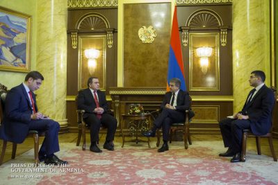 ՀՀ վարչապետն ընդունել է Հայաստանում Վրաստանի արտակարգ և լիազոր դեսպանին