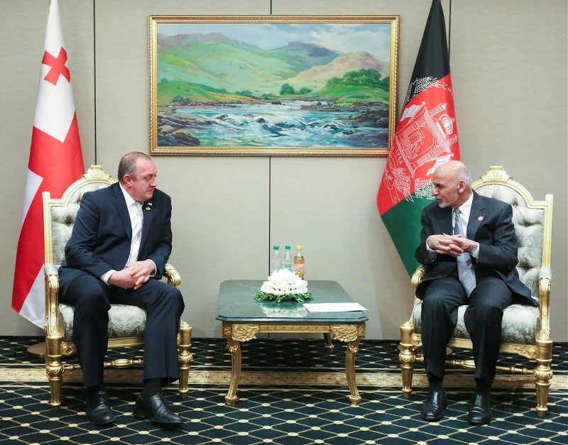 Վրաստանի և Աֆղանստանի նախագահները
