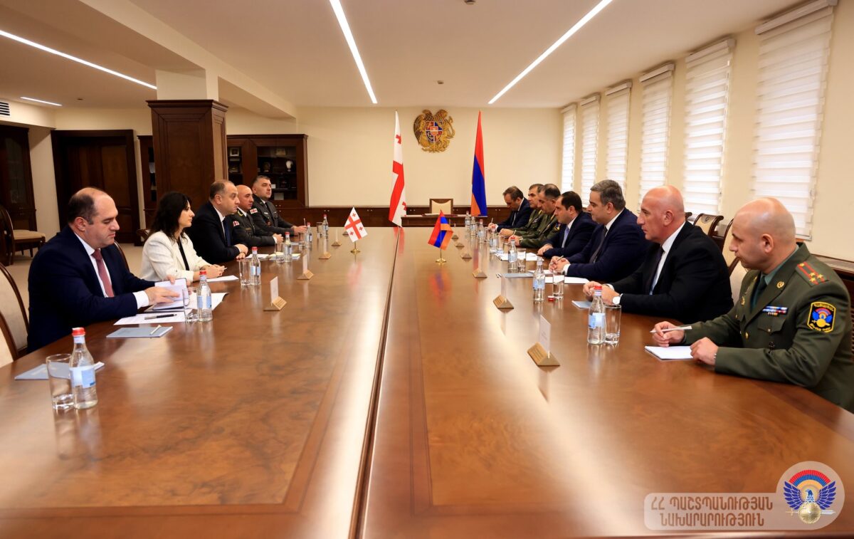Հանդիպել են Վրաստանի և Հայաստանի ՊՆ նախարարները - AliQ Media